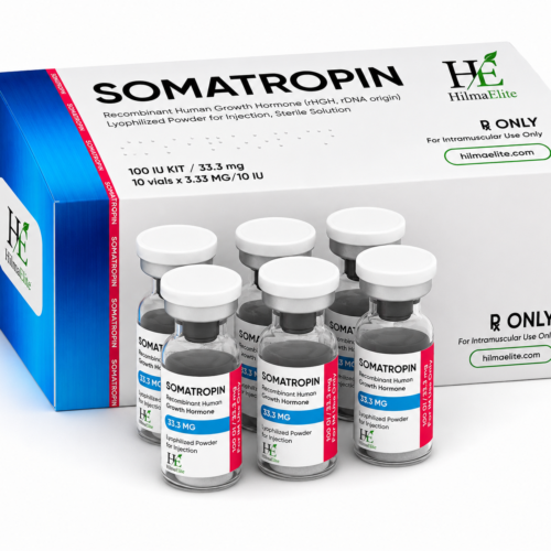 HGH Somatropin Powder 100IU with Bacteriostatic Water