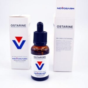 HilmaElite Ostarine MK 2866 50mg/ml liquid solution bottle with measured dropper