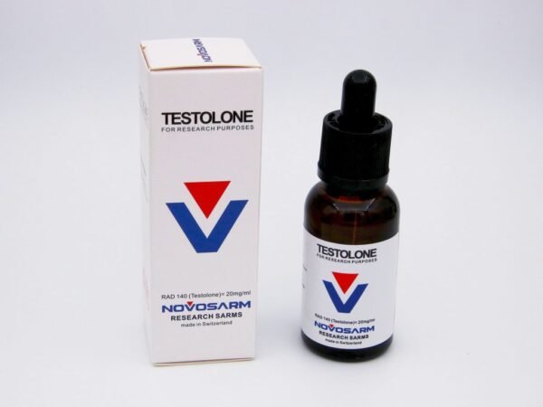 HilmaElite TESTOLONE RAD140 20 MG/ML Liquid Research Solution HilmaElite Testolone RAD140 20mg/ml liquid solution bottle with precision